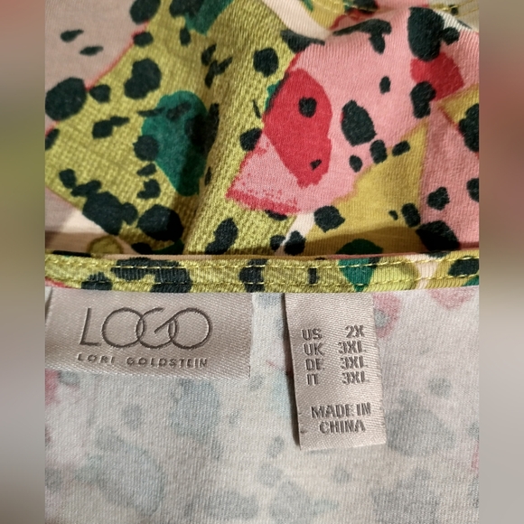 Multicolor Abstract Print Top - Picture 2 of 11